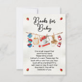 Boeren Markt Baby shower Boeken voor Baby Kaart (Voorkant)