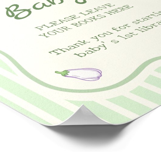 Boeren Markt Baby shower Boeken voor baby Poster (Hoek)