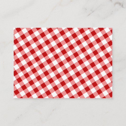 Boeren Markt Baby shower Luier Raffle Informatiekaartje (Achterkant)