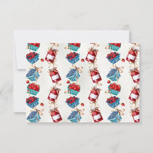 Boeren Markt Baby shower Luier Raffle kaart (Achterkant)