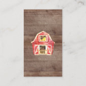 Boeren Markt Baby shower Luier Raffle Ticket Informatiekaartje (Achterkant)