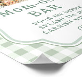 Boeren Markt Baby shower Mom-osa Bar Poster (Hoek)