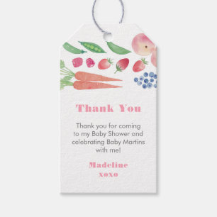 Boeren Markt Baby shower Voor Meisje Favor Tags Cadeaulabel