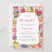 Boeren Markt Bruids Douche Uitnodiging (Voorkant)