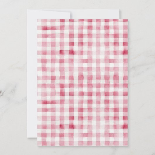 Boeren Markt Bruids Douche Uitnodiging (Achterkant)