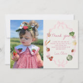 Boeren markt groente Foto Dank u kaart (Voorkant)