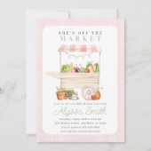 Boeren Markt Groente Stand Vrijgezellenfeest Kaart (Voorkant)