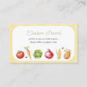 Boeren markt groentefruit stand Baby shower Informatiekaartje (Voorkant)