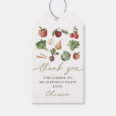 Boeren Markt Groenten Verjaardag Cadeau Labels Cadeaulabel (Voorkant)