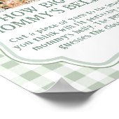 Boeren Markt Hoe groot is de buik van mama Poster (Hoek)