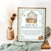 Boeren Markt Hoe groot is de buik van mama Poster