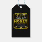 Boeren Markt Honing Jar Cadeaulabel (Achterkant)