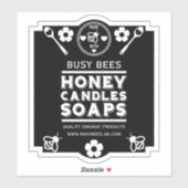 Boeren Markt Honing Product Sticker (Vel)