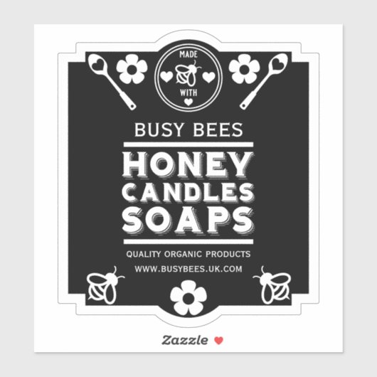 Boeren Markt Honing Product Sticker (Vel)