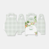 Boeren markt kinderen verjaardagsfeestje bedankdoosjes (Uitgevouwen)