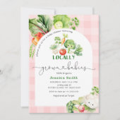 Boeren markt Lokaal geteelde baby's Twin meisjes Kaart (Voorkant)