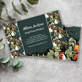 Boeren Markt Pluimvee Boerderij Groene Haan Visitekaartje