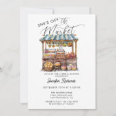 Boeren Markt Retro Rustiek Vrijgezellenfeest Kaart (Voorkant)