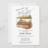 Boeren Markt Retro Rustiek Vrijgezellenfeest Kaart (Voorkant)