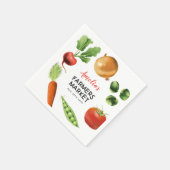 Boeren Markt Thema Verjaardagsfeest Servet (Hoek)