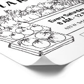 Boeren Markt Uitnodigingen Boeren Markt Art Colo Poster (Hoek)