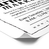 Boeren Markt Uitnodigingen Boeren Markt Art Colo Poster (Hoek)