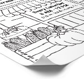 Boeren Markt Uitnodigingen Boeren Markt Art Colo Poster (Hoek)