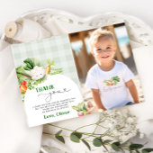 Boeren markt verjaardag foto dank u kaart