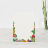 Boeren Markt Verjaardag Uitnodiging Lokaal (Achterkant)