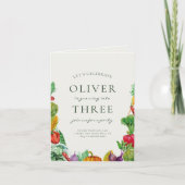 Boeren Markt Verjaardag Uitnodiging Lokaal (Voorkant)