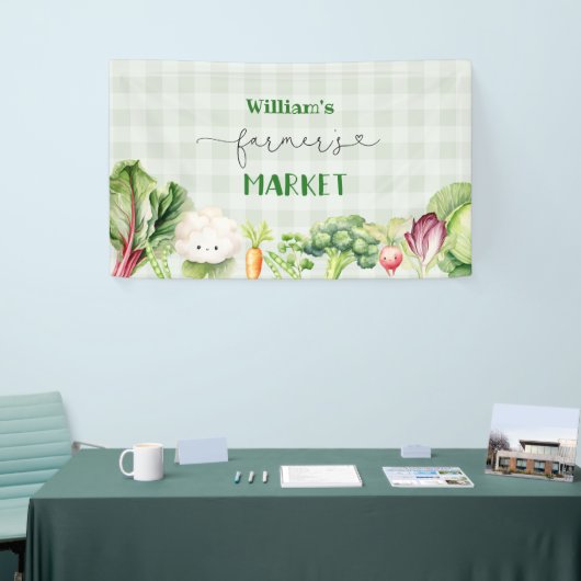 Boeren markt verjaardagsfeestje spandoek (Beurs)