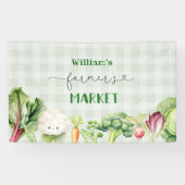 Boeren markt verjaardagsfeestje spandoek (Horizontaal)