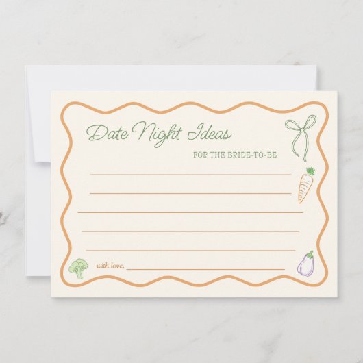 Boeren markt Vrijgezellenfeest Date Night Ideeën K Kaart (Voorkant)