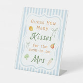 Boeren markt vrijgezellenfeest raden hoeveel reclamebord met voetstuk (Voorkant)