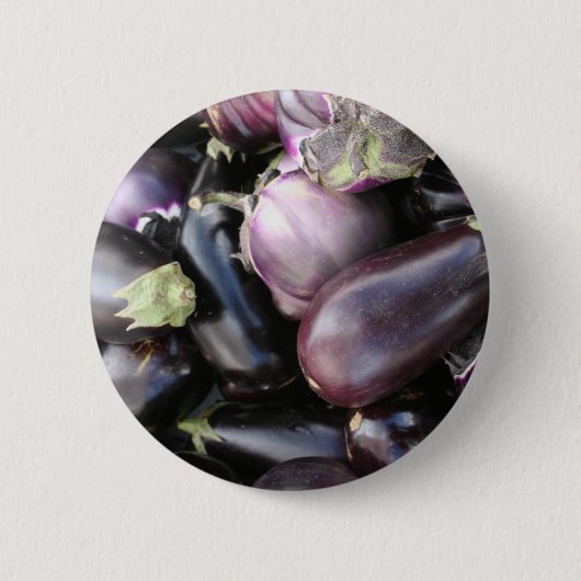 Boeren Marktselectie van Paarse aubergines Ronde Button 5,7 Cm (Voorkant)