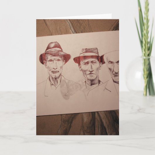 Boeren met grote depressie kaart (Voorkant)