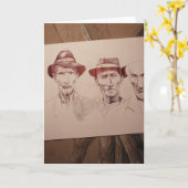 Boeren met grote depressie kaart (Gele Bloem)