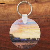 Boeren Morning Painterly Sleutelhanger (Voorkant)