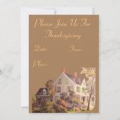 Boeren oogsten Thanksgiving Kaart (Achterkant)