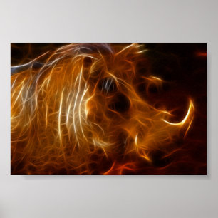 Boeren schoonheid in het beest poster