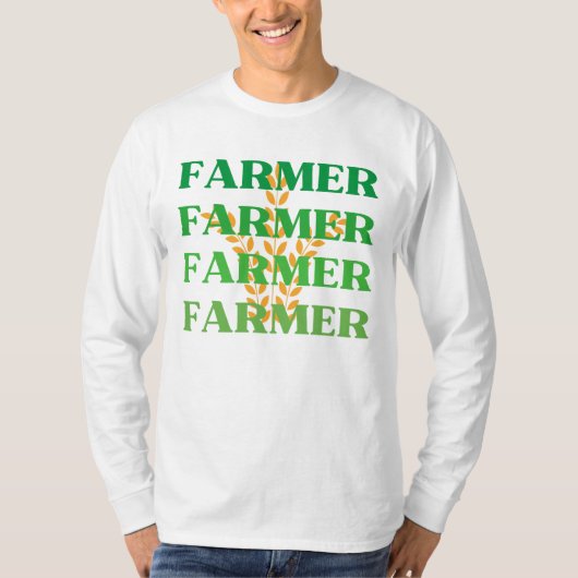 Boeren shirt, grappige boeren markt geschenken t-shirt (Voorkant)
