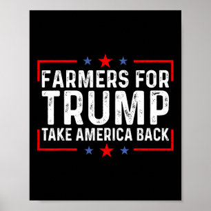 Boeren T - shirts - Boeren voor Trump nemen Amerik Poster