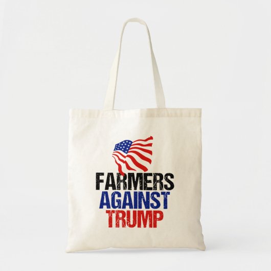 Boeren tegen de verkiezing van Trump in 2024 Tote Bag (Voorkant)