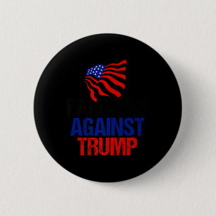 Boeren tegen Trump Anti Donald Trump American F Ronde Button 5,7 Cm
