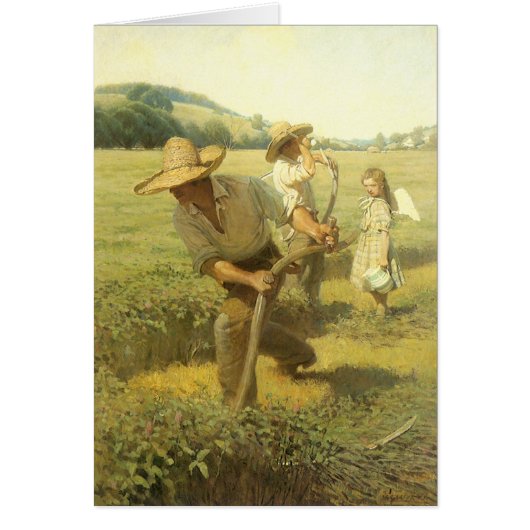 boeren, terug naar het Boerderij door NC Wyeth (Voorkant)