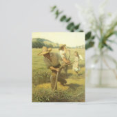  boeren, terug naar het Boerderij door NC Wyeth Briefkaart (Staand voorkant)