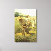 boeren, terug naar het Boerderij door NC Wyeth Canvas Afdruk (Voorkant)
