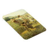  boeren, terug naar het Boerderij door NC Wyeth Magneet (Rechterzijde)