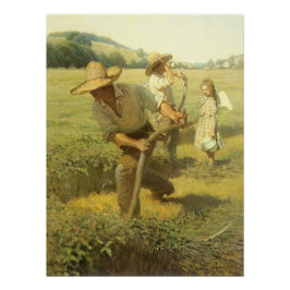  boeren, terug naar het Boerderij door NC Wyeth Poster