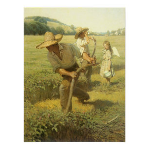 boeren, terug naar het Boerderij door NC Wyeth Poster